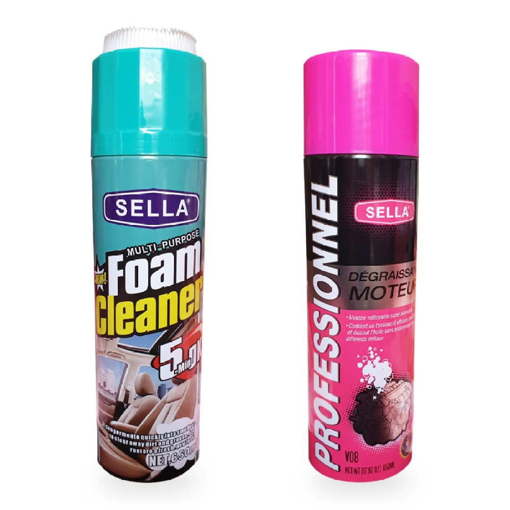 رغوة تنظيف السيارة